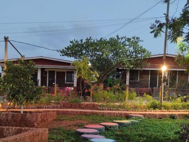 Garden pathway at Resort Dapoli
