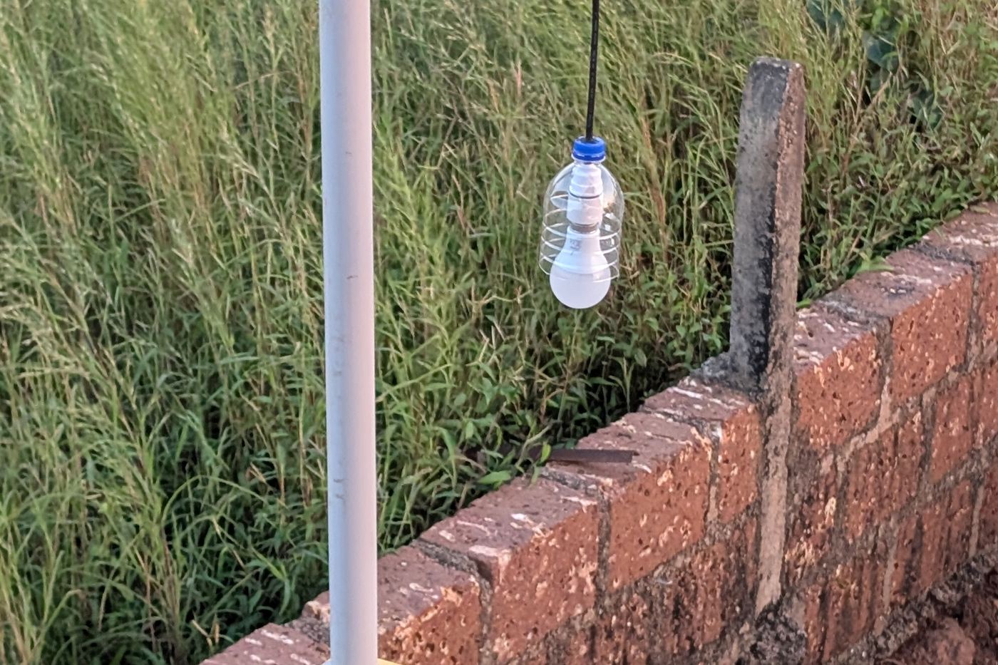 Street lighting along the internal pathways